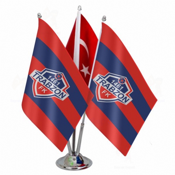 1461 Trabzon 3 L� Masa Bayraklar�