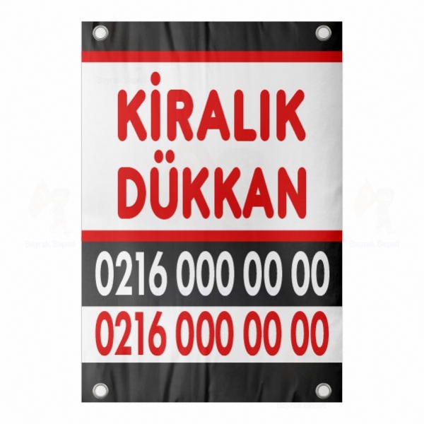 65x100 Vinil Branda Kiral�k D�kkan Afi�i
