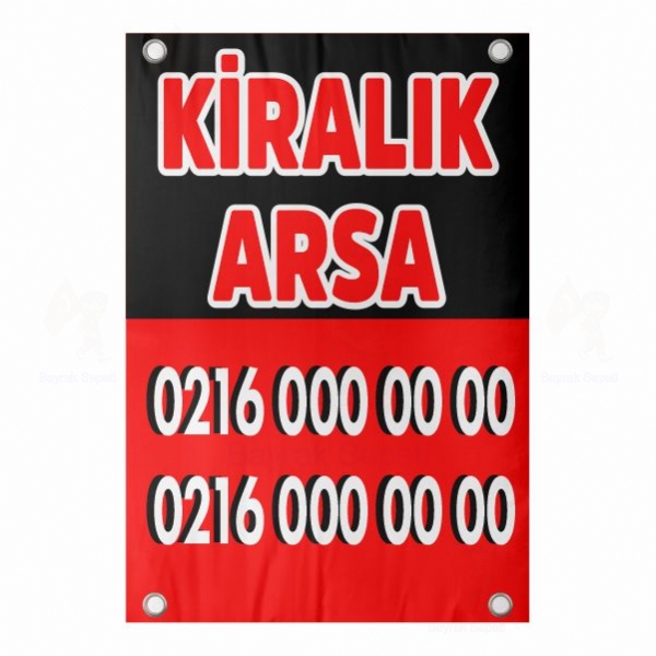 80x150 Vinil Branda Kiral�k Arsa Afi�i