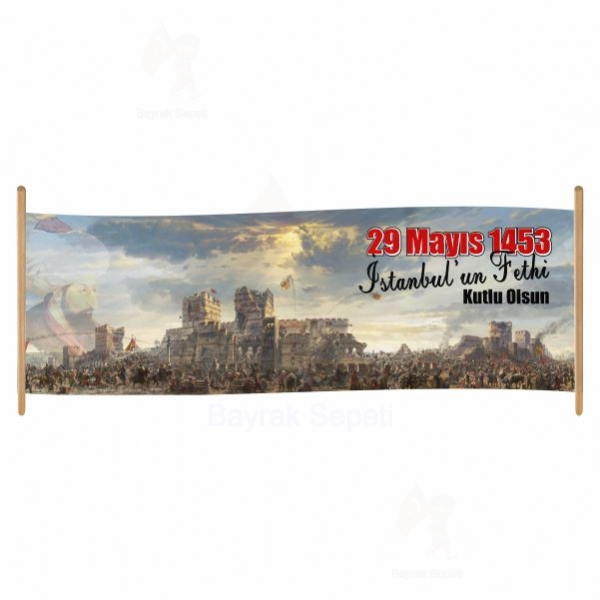 80x450 Vinil Branda �stanbul un Fethi Afi�leri