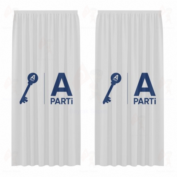 Anahtar Parti G�ne�lik Saten Perde