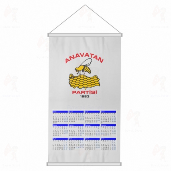 Anavatan Partisi Promosyon Bez Takvim