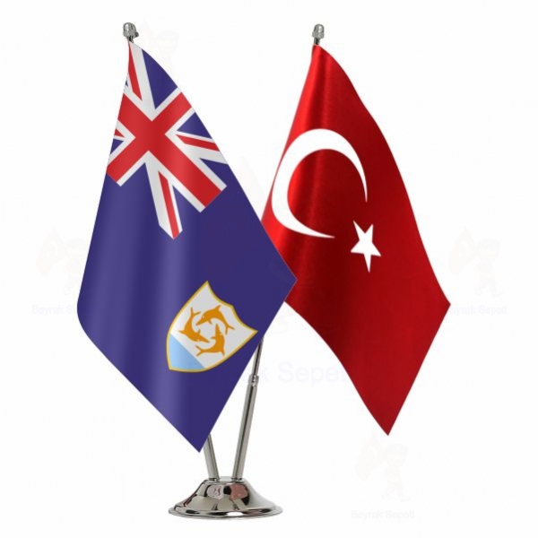 Anguilla 2 Li Masa Bayraklar�