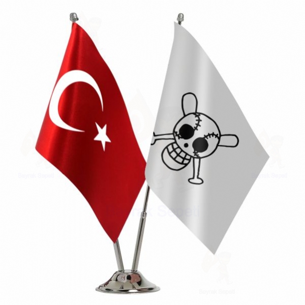 Baseball Themed Jolly Roger 2 Li Masa Bayraklar�