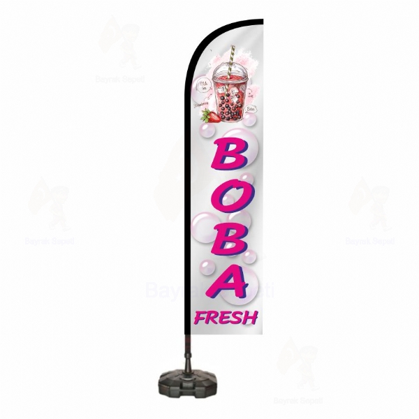 Boba Fresh D�kkan �n� Bayraklar�