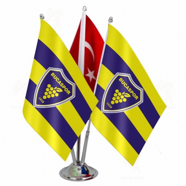Bucaspor 1928 3 L� Masa Bayraklar�