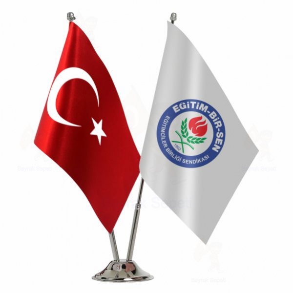 E�itim Bir Sen 2 Li Masa Bayraklar�
