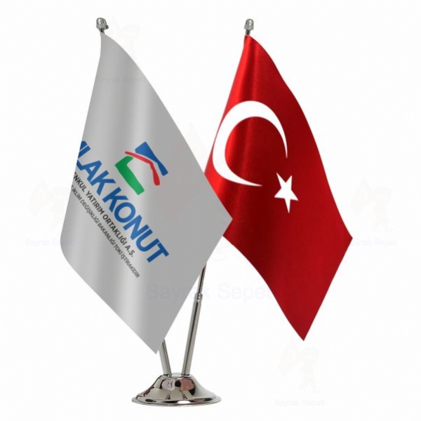 Emlak Konut 2 Li Masa Bayraklar�
