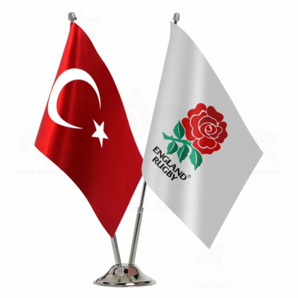 England Rugby 2 Li Masa Bayraklar�