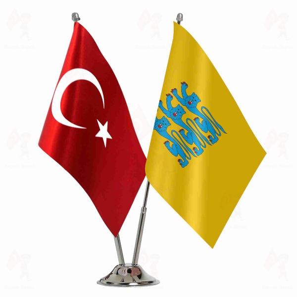 Estonian Defense Forces 2 Li Masa Bayraklar�