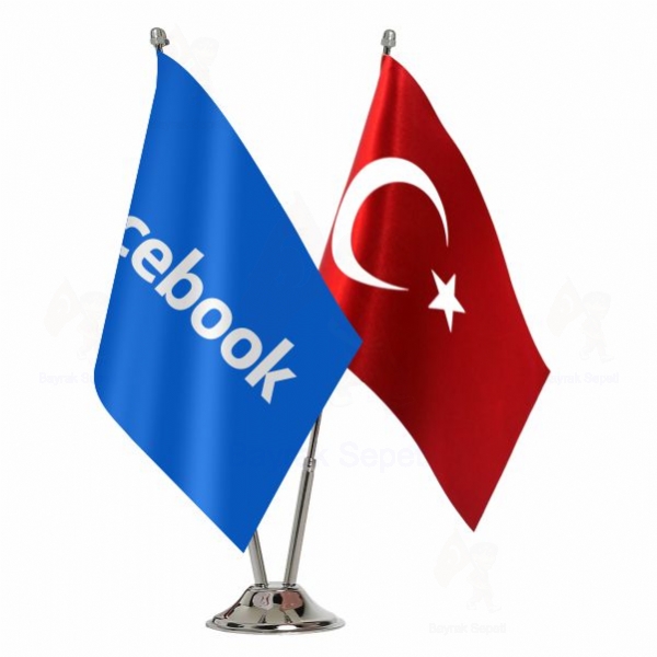 Facebook 2 Li Masa Bayraklar�