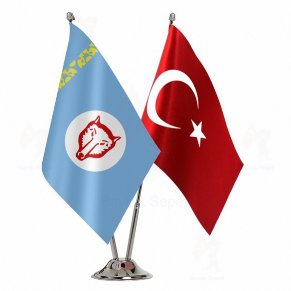 Gagavuzlar 2 Li Masa Bayraklar�