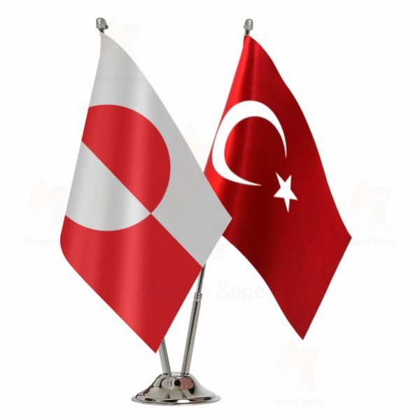 Gr�nland 2 Li Masa Bayraklar�