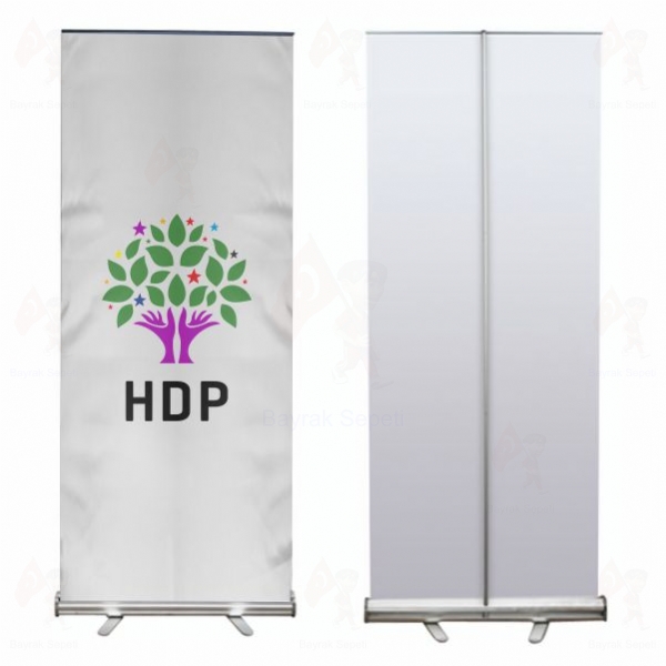 HDP Halklar�n Demokratik Partisi Roll Up ve Banner