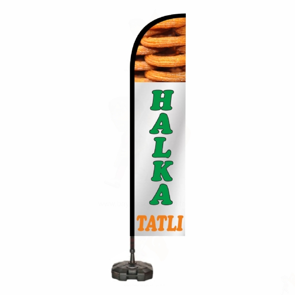 Halka Tatl� Plaj Bayra��
