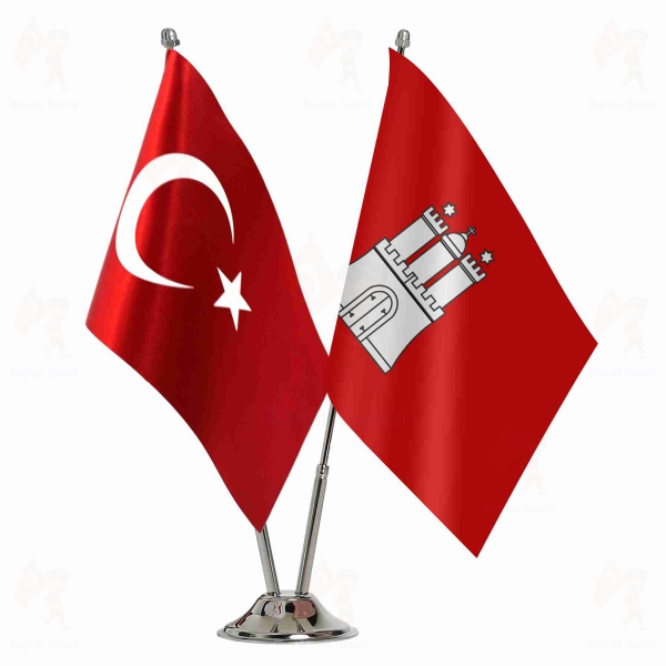 Hamburg 2 Li Masa Bayraklar�