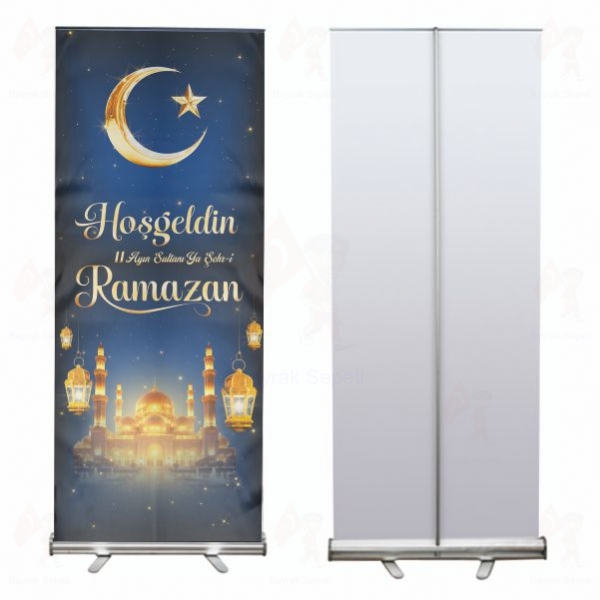 Ho�geldin 11 Ay�n Sultan� Ya �ehri Ramazan Roll Up ve Banner
