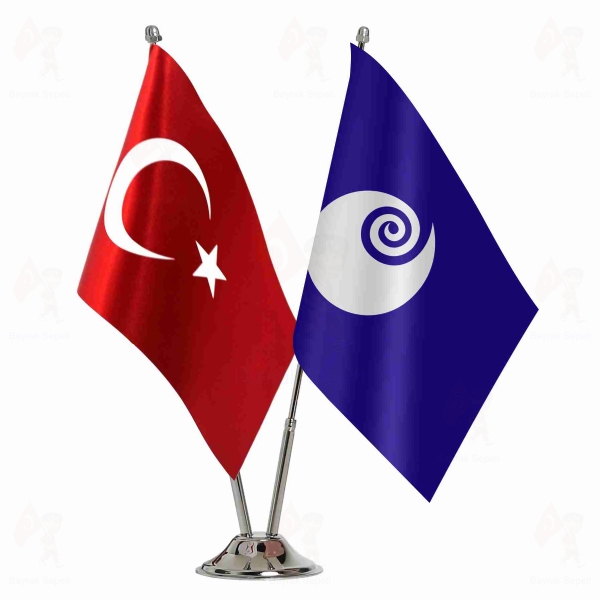 Ibaraki Prefecture 2 Li Masa Bayraklar�