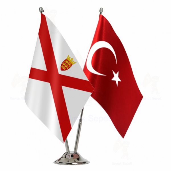 Jersey 2 Li Masa Bayraklar�