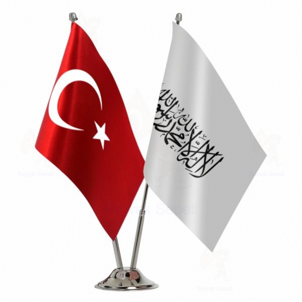 Kelime-i Tevhid 2 Li Masa Bayraklar�