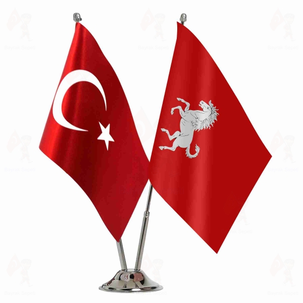 Kent 2 Li Masa Bayraklar�