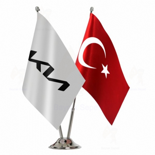 Kia 2 Li Masa Bayraklar�
