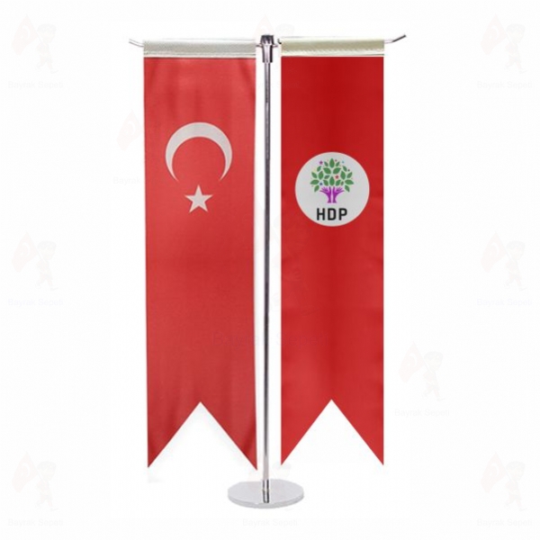 K�rm�z� HDP Halklar�n Demokratik Partisi T Masa Bayraklar�
