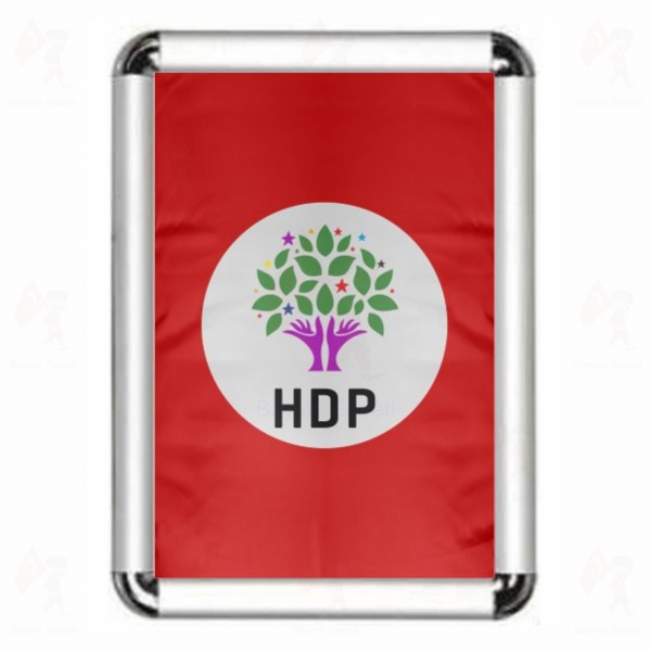 K�rm�z� HDP Halklar�n Demokratik Partisi �er�eveli Foto�raflar