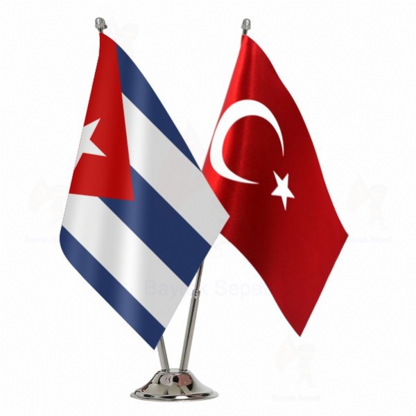 K�ba 2 Li Masa Bayraklar�