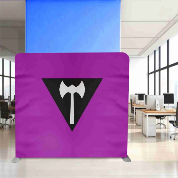 Labrys Lesbian Backdrop Stand