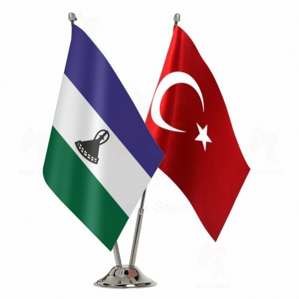 Lesotho 2 Li Masa Bayraklar�