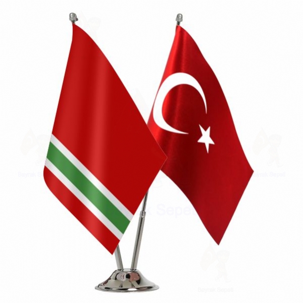 Lezgi Halk� 2 Li Masa Bayraklar�