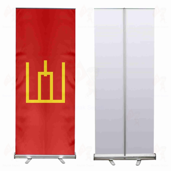 Lithuanian Army Roll Up ve Banner