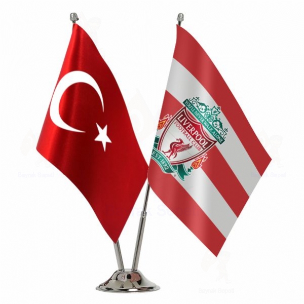 Liverpool FC 2 Li Masa Bayraklar�