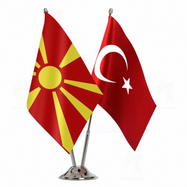 Makedonya 2 Li Masa Bayraklar�