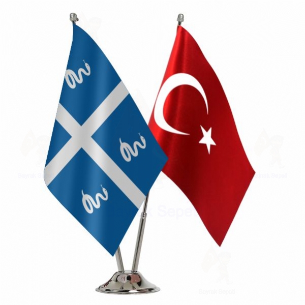 Martinique 2 Li Masa Bayraklar�