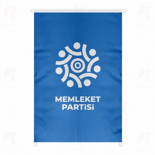 Mavi Memleket Partisi Bina Cephesi Bayraklar�