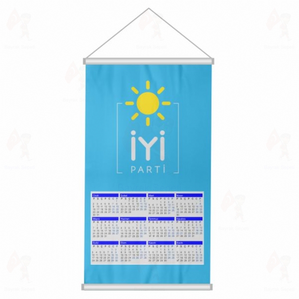 Mavi iyi Parti Promosyon Bez Takvim