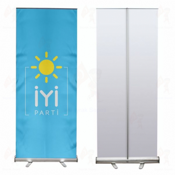 Mavi iyi Parti Roll Up ve Banner