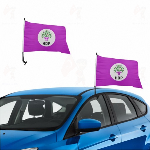 Mor HDP Halklar�n Demokratik Partisi Konvoy Bayra��