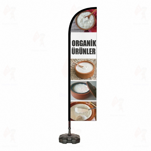 Organik �r�nler D�kkan �n� Bayraklar�