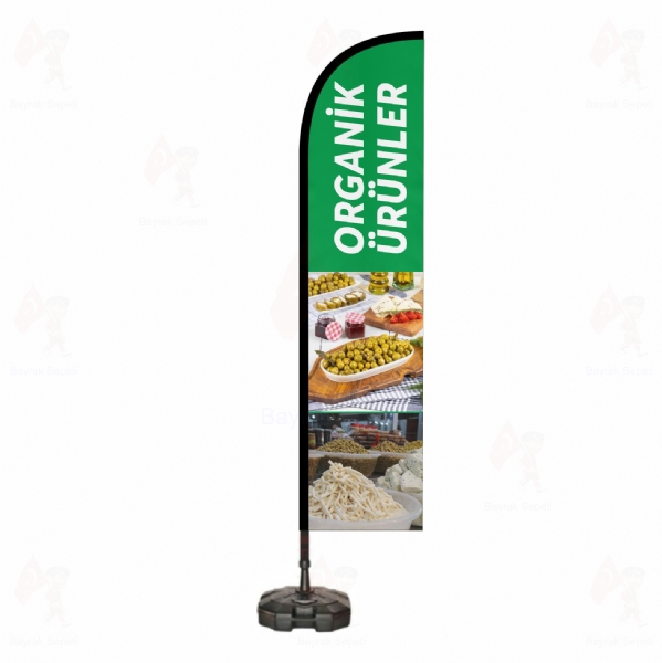 Organik �r�nler Reklam Bayraklar�