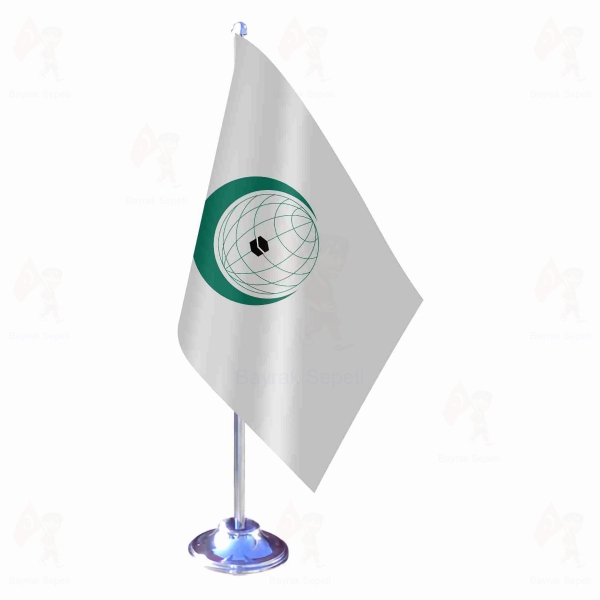 Organisation Of Islamic Cooperation Tekli Masa Bayraklar�
