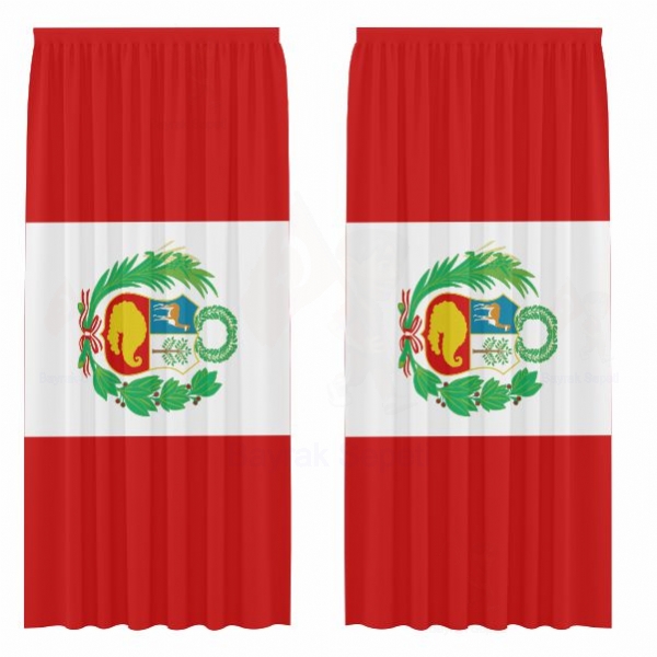 Peru G�ne�lik Saten Perde