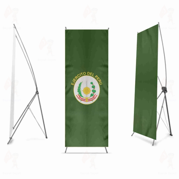 Peruvian Army X Banner Bask�