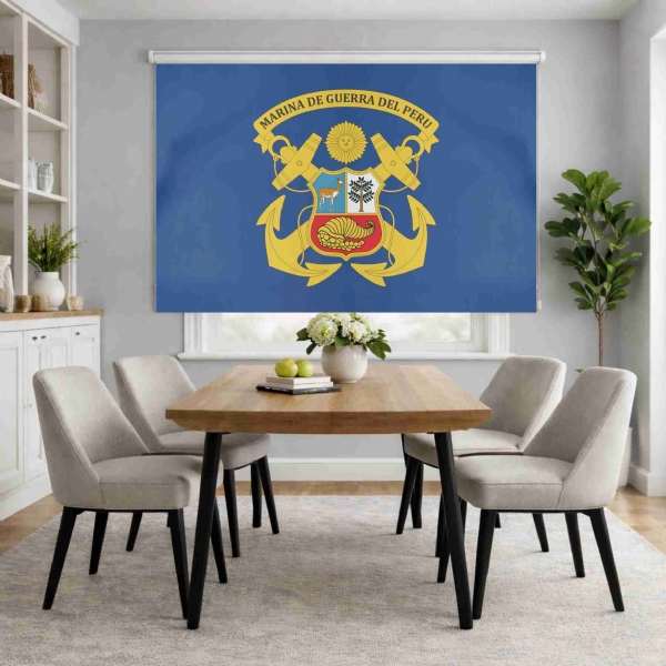 Peruvian Navy Stor Perde