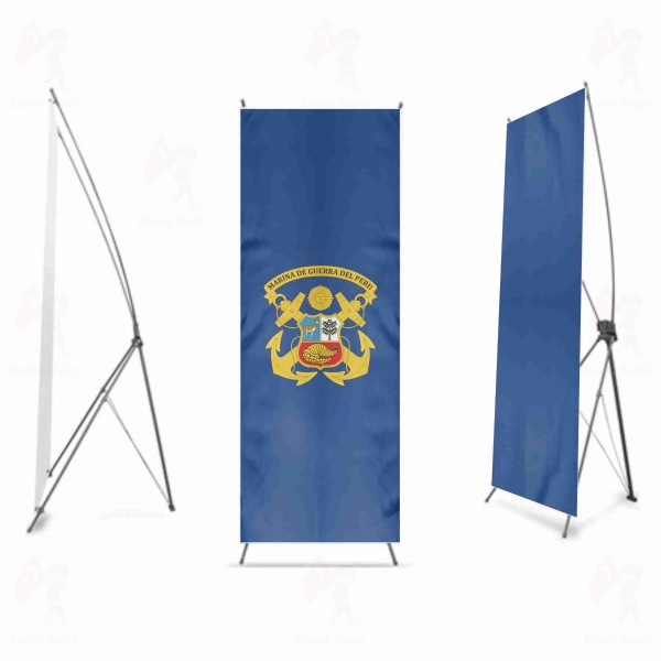 Peruvian Navy X Banner Bask�
