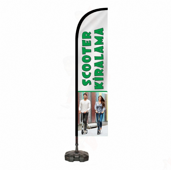 Scooter Kiralama Sokak Bayraklar�