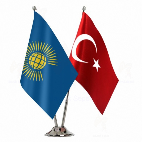The Commonwealth 2 Li Masa Bayraklar�