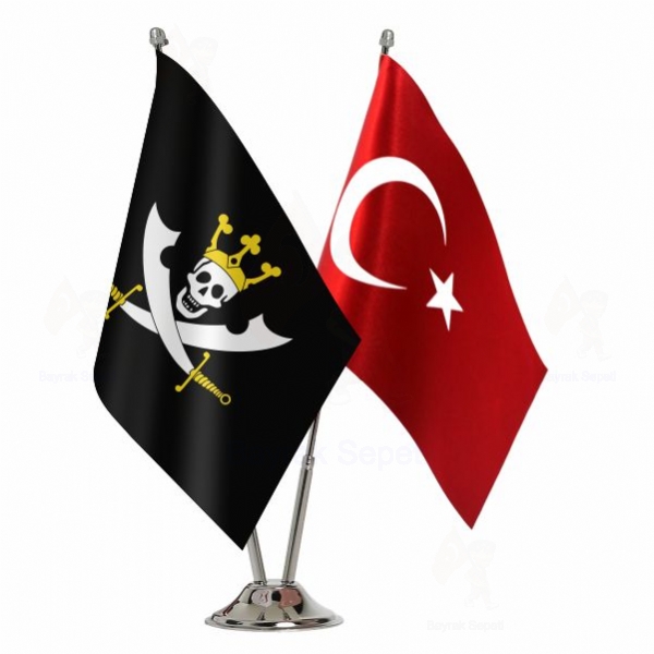 The Pirate King 2 Li Masa Bayraklar�
